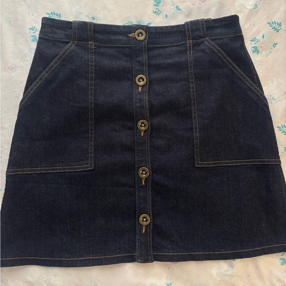 Banana Republic Dark Denim Skirt